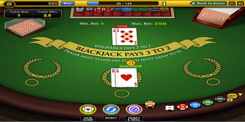 Blackjack Gemwin 11