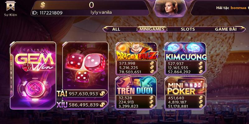 Giới Thiệu Về Mini Game Trên Dưới Tại Gemwin