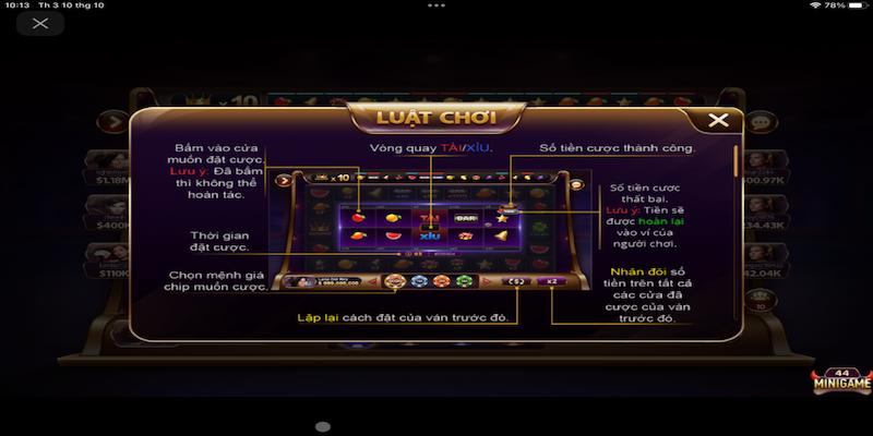 Luật chơi game 777 Xèng